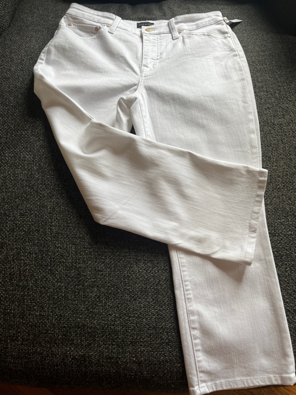 Talbots White Crop Flare Women's Jeans